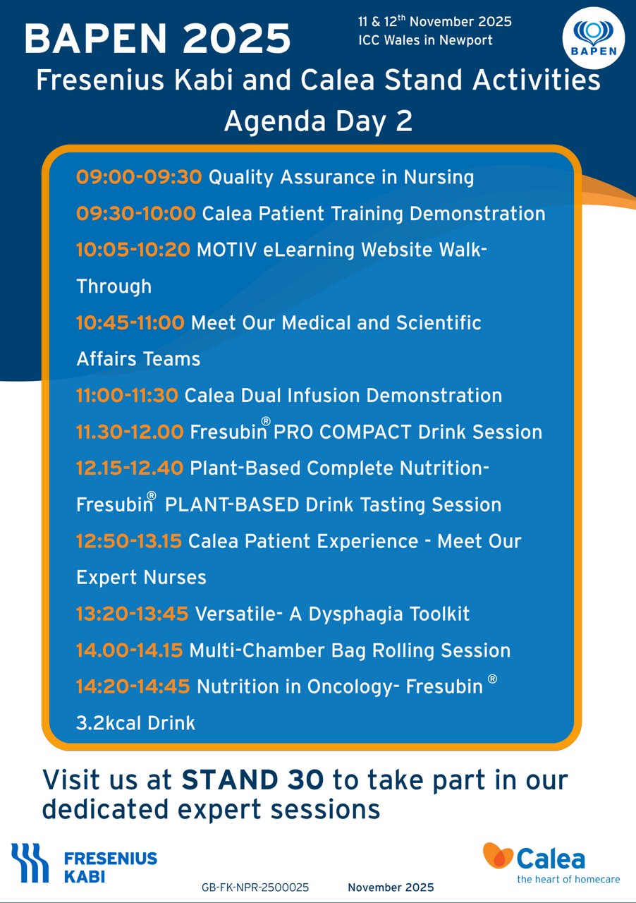 BAPEN Stand Agenda - 4