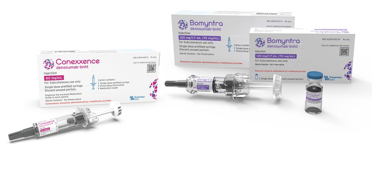 Conexxence and Bomyntra syringes and cartons