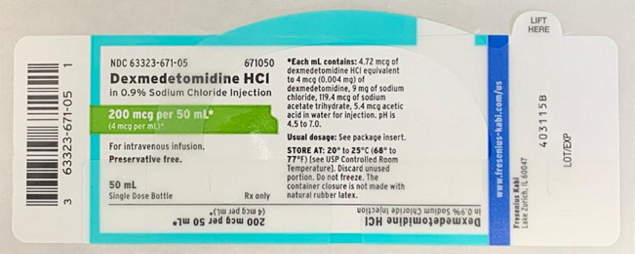 Dexmedetomidine Recall Label July