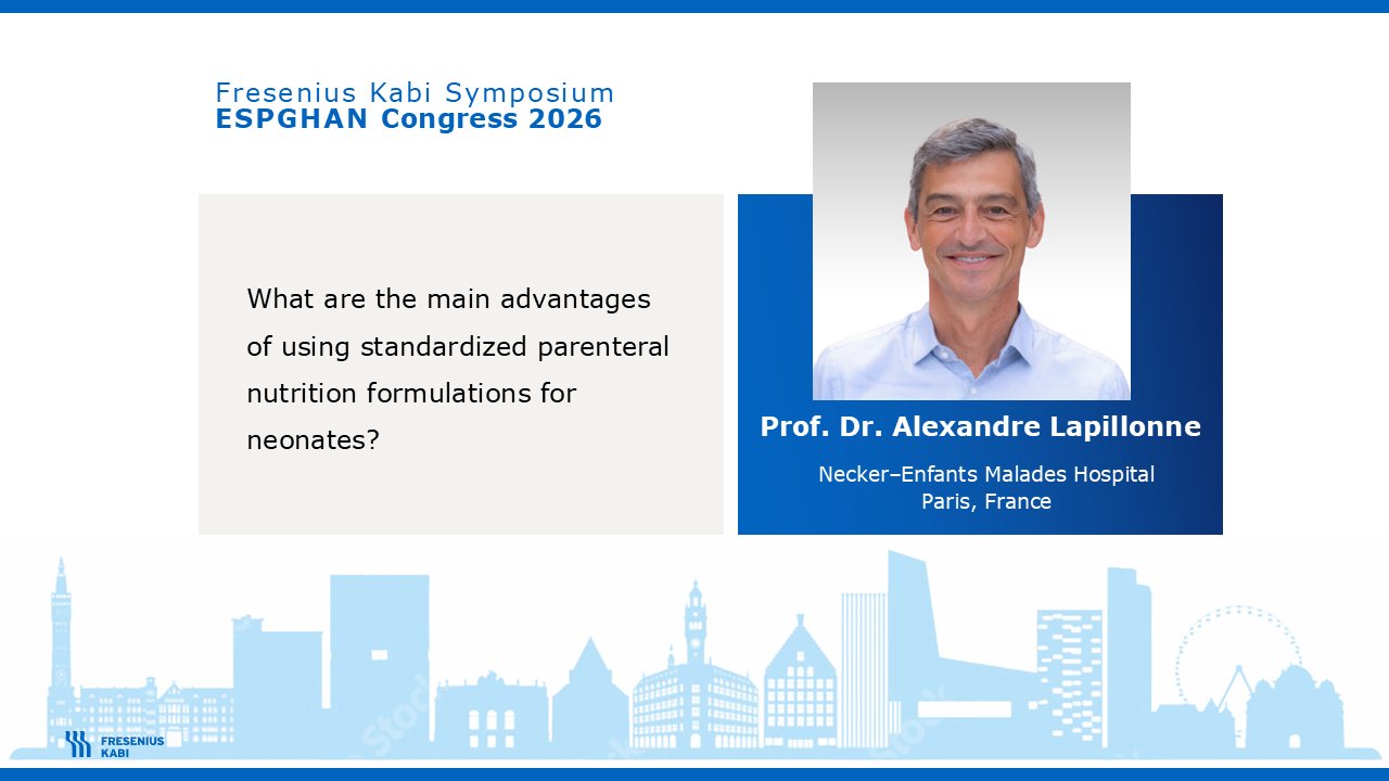 ESPGHAN 2026 | Expert Interview Alexandre Lapillonne - Thumbnail