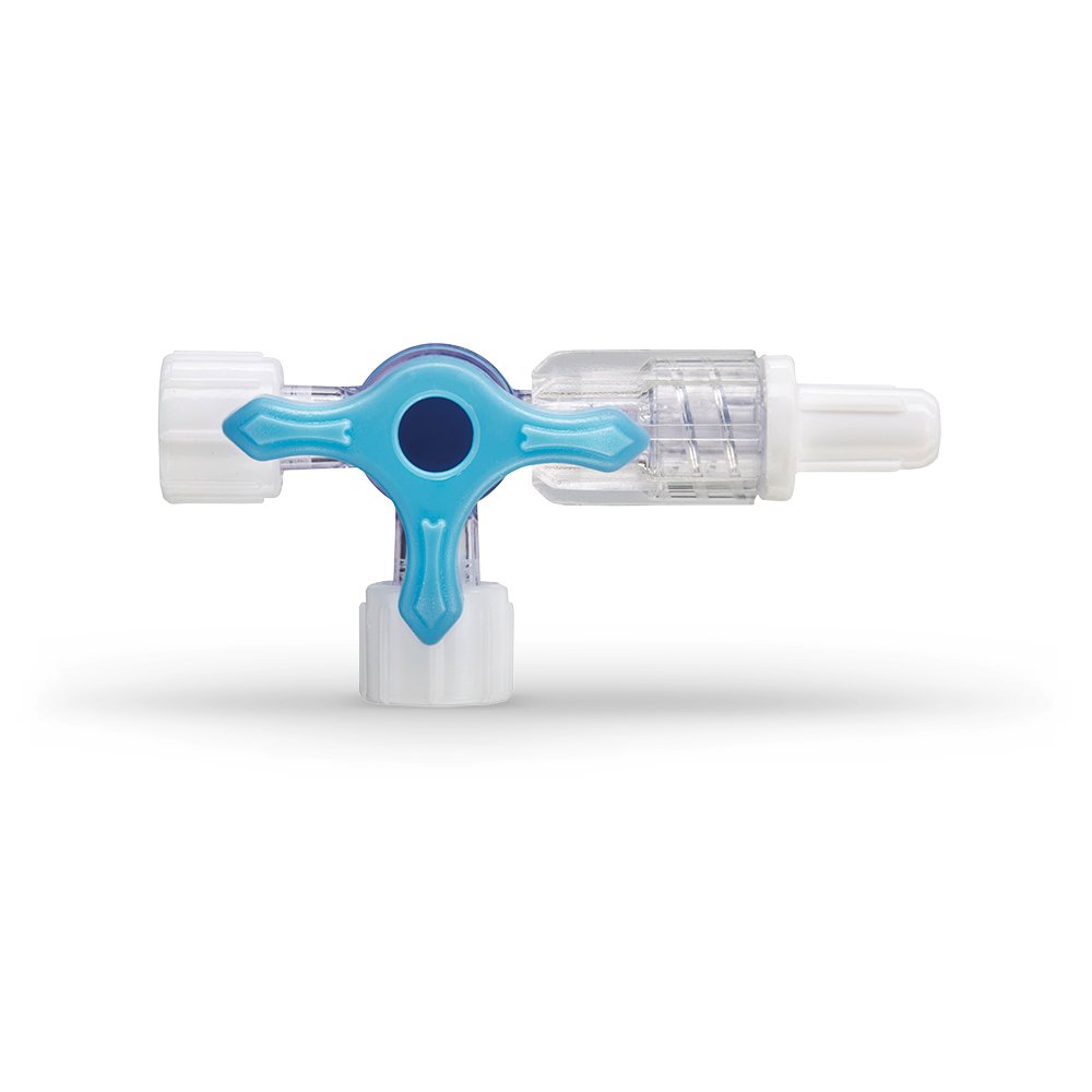 Polyway Pro Dreiwegehahn blau
