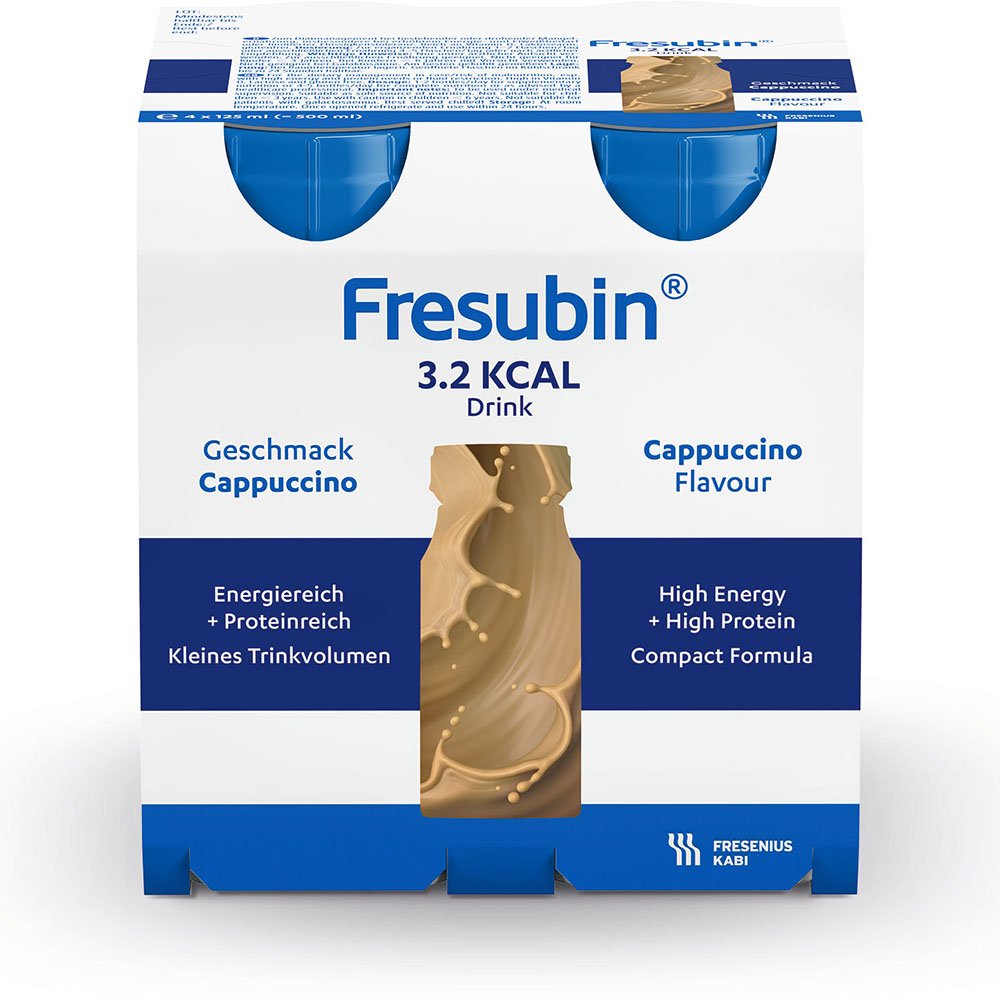  Fresubin 3.2 KCAL Drink Cappuccino, Mischkarton 24 x 125 ml EasyBottle