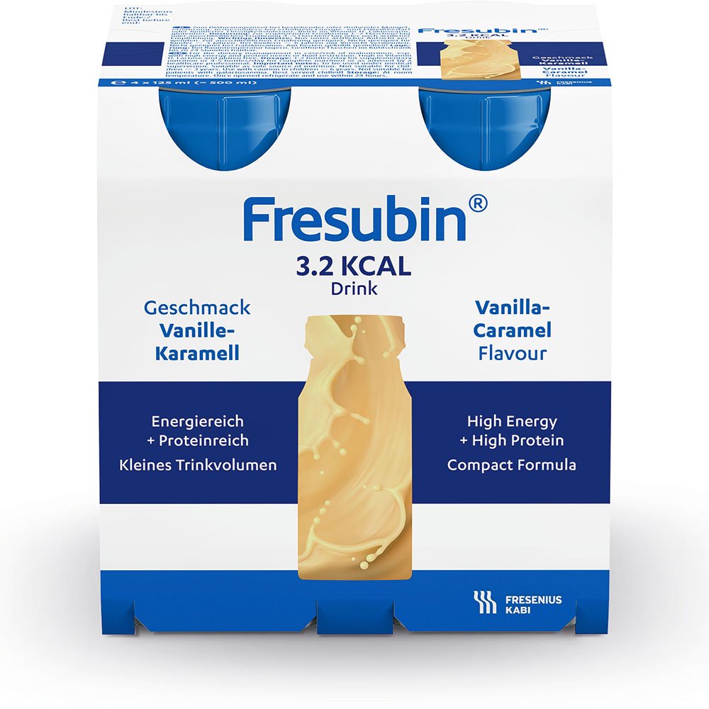 Fresubin 3.2 KCAL Drink Vanille-Karamell, Mischkarton 24x 125ml EasyBottle