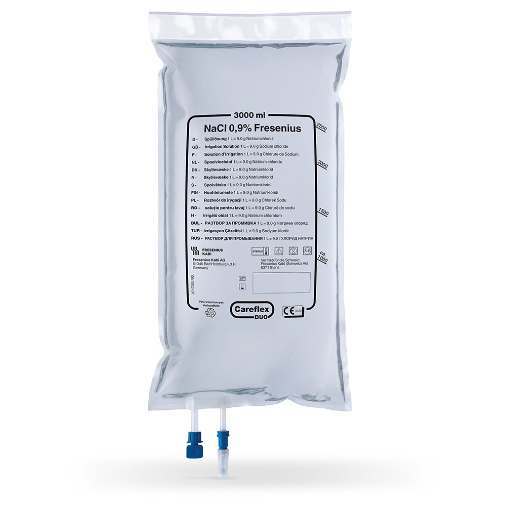 NaCl 0,9 % Fresenius 3000 ml Careflex Duo  