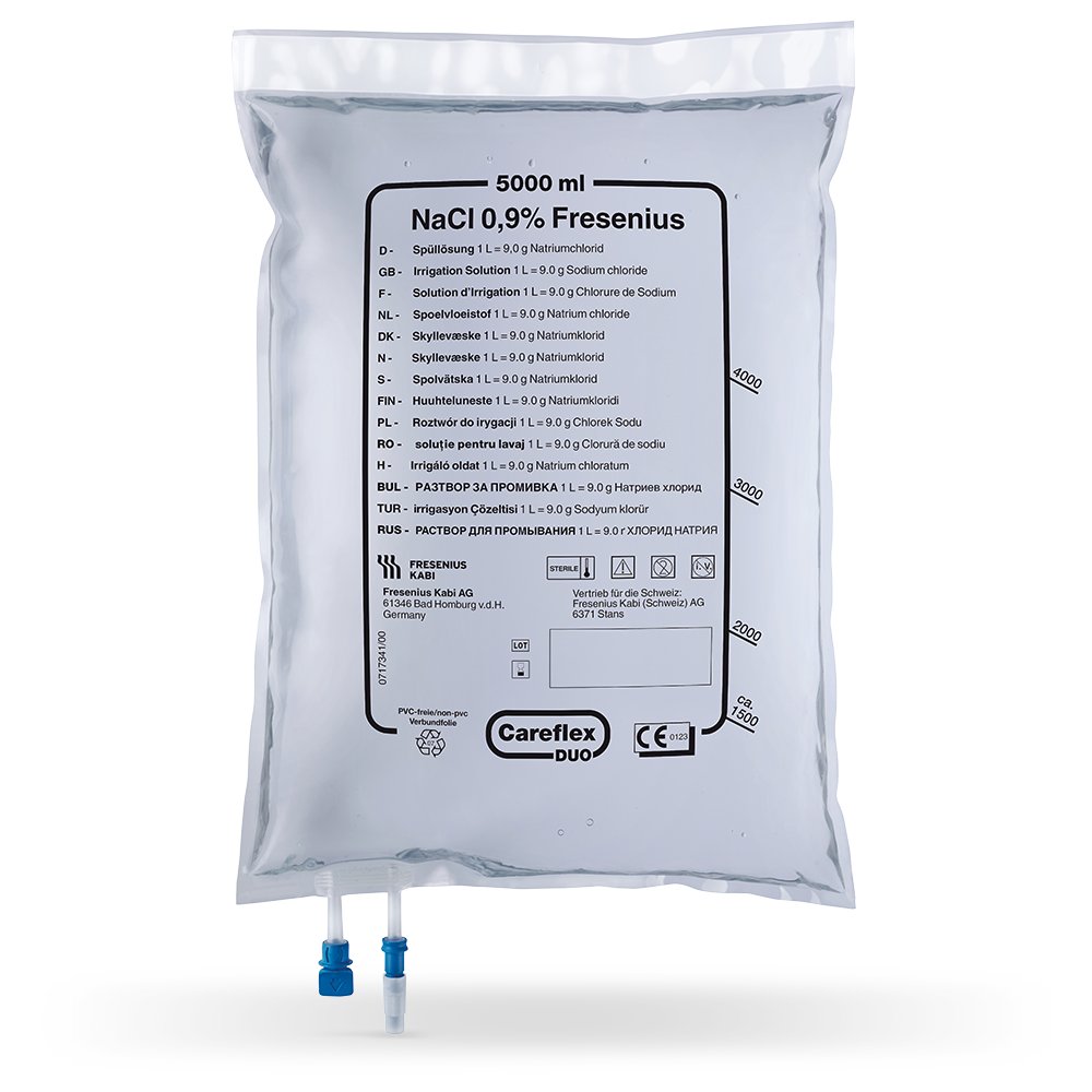 NaCl 0,9 % Fresenius 5000 ml Careflex Duo  