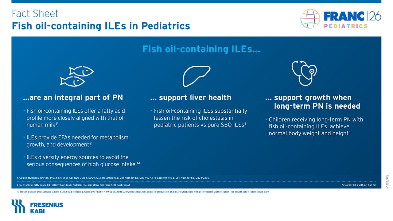 FRANC2026 | Fact Sheet on FO-containing ILEs in Pediatrics - Preview Image
