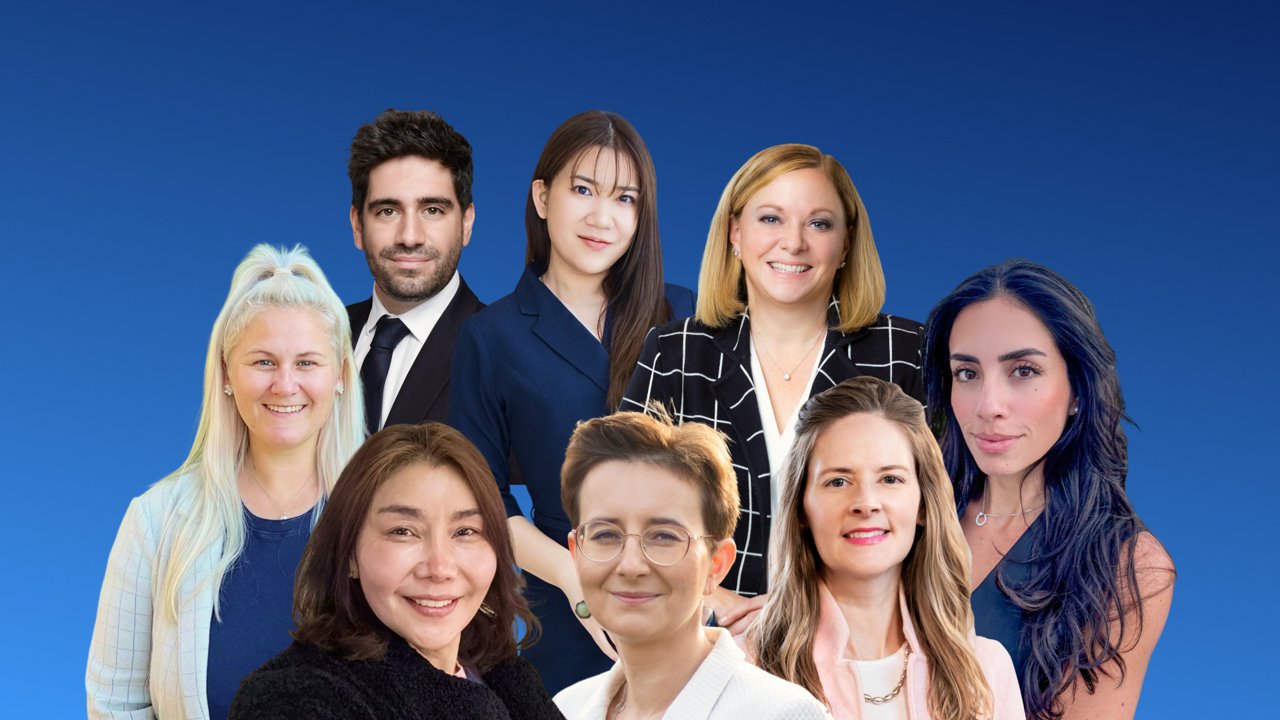 Images of Fresenius Kabi employees being interviewed on international womens day.