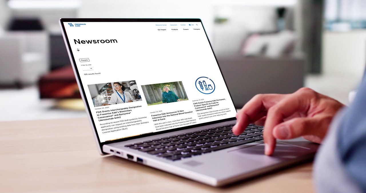 Watching News On Screen. Reading Newspaper Website On Laptop