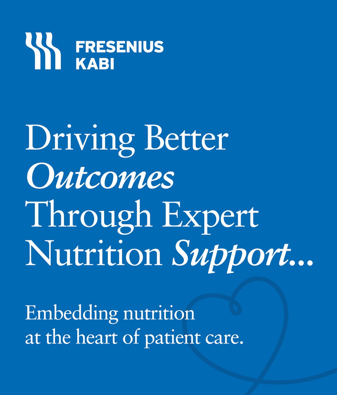 Blue Fresenius Kabi Banner