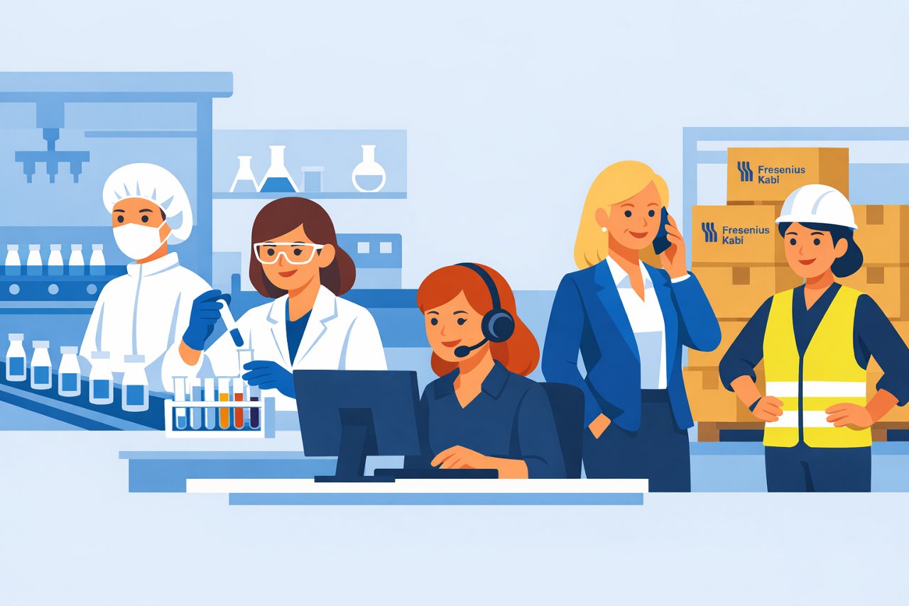 Animazione donne nel farmaceutico
