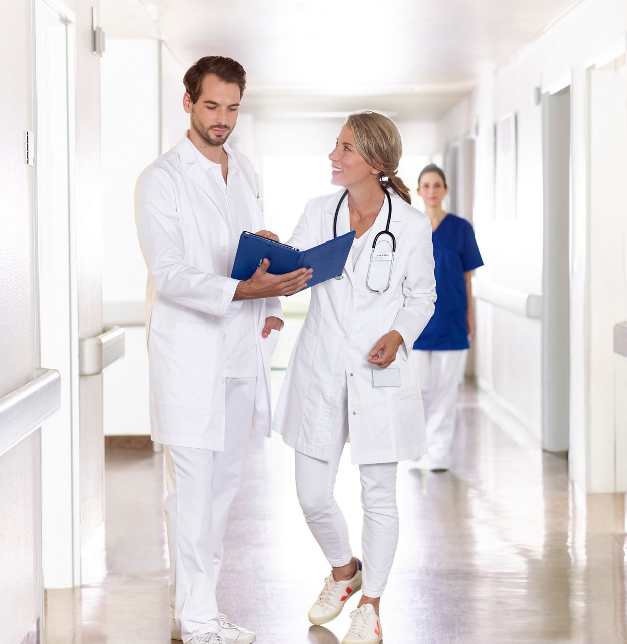 Fresenius Kabi Poolshooting Modell: Florian, Nadine  B und Nora, Horst-Schmidt-Kliniken, Wiesbaden