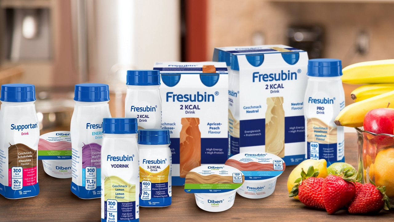 Parts of Product Range Fresubin Today